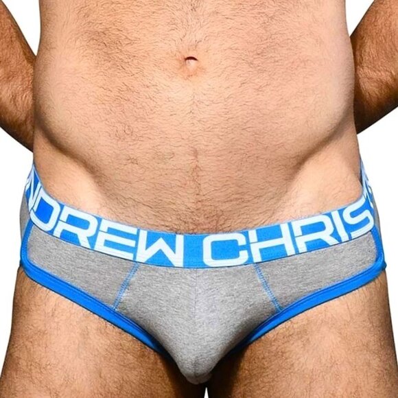 92456 Andrew Christian CoolFlex Modal Brief Grey - Picture 1 of 5